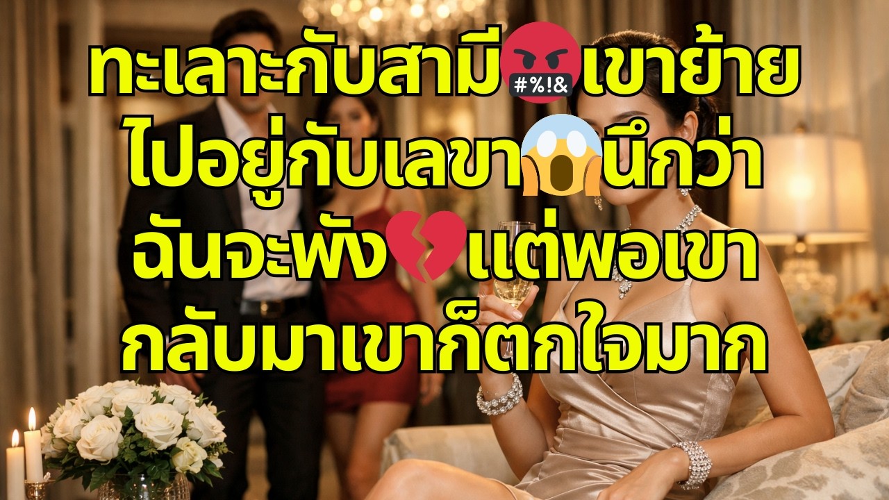 ทะเลาะกับสามี🤬เขาย้ายไปอยู่กับเลขา😱นึกว่าฉันจะพัง💔แต่พอเขากลับมาเขาก็ตกใจมาก