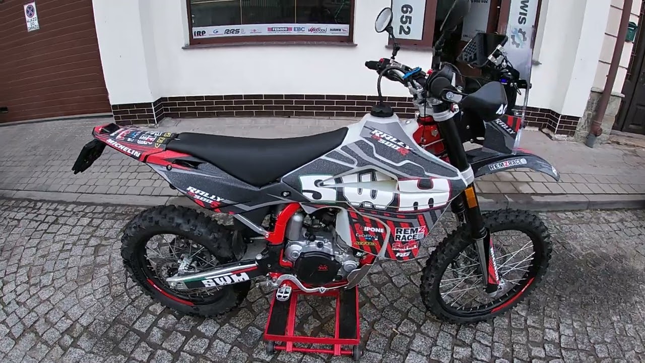 SWM RS 500 Rally Mods by RemZ Race Safari Tanks 19l Start up Walkaround and Sound
