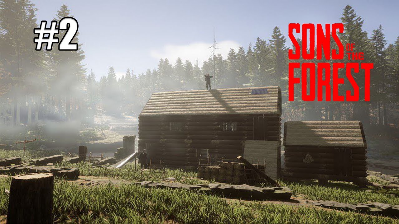 ПОСТРОИЛИ ОГРОМНЫЙ ДОМ в Sons of the forest #2