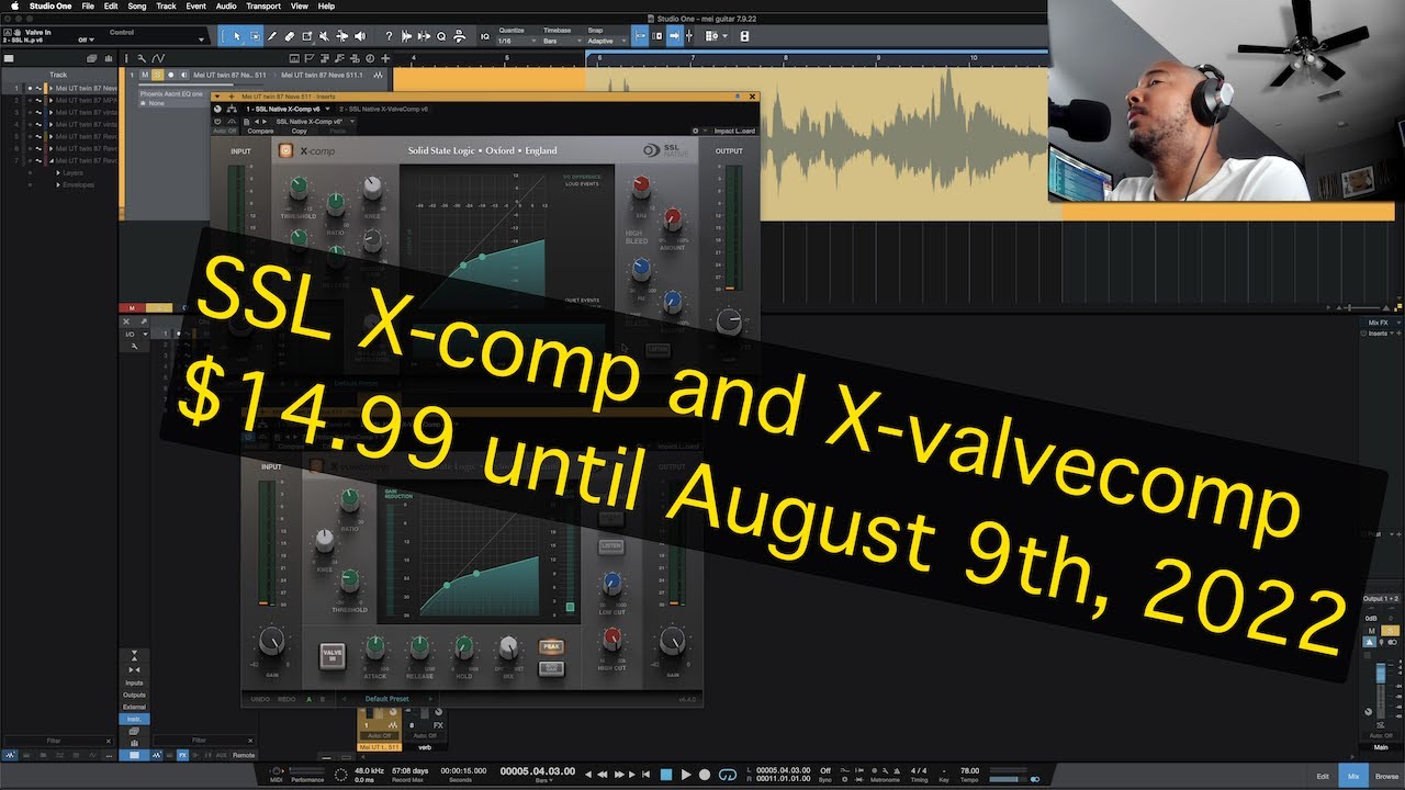 SSL X-comp and X-valvecomp $14.99 until August 9th, 2022