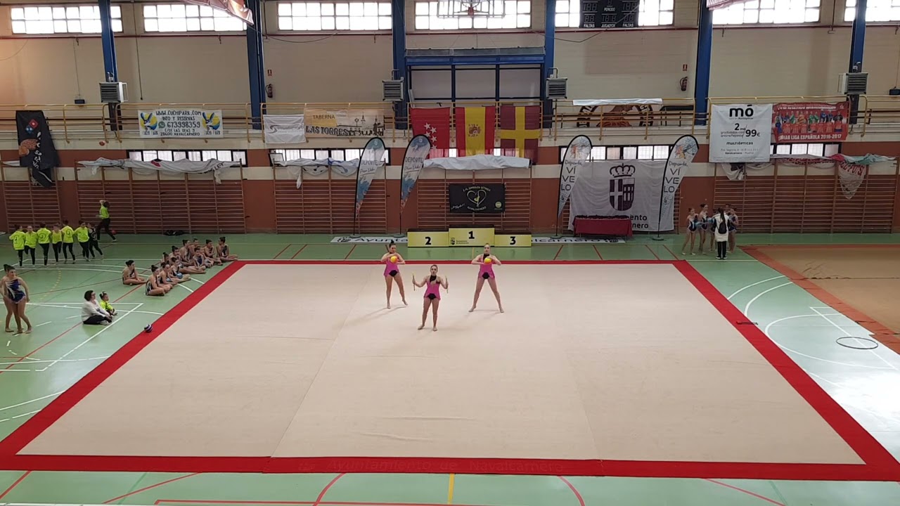 &Aacute;REA Y SUB&Aacute;REA 16. Gimnasia R&iacute;tmica. Conjuntos. Cadete