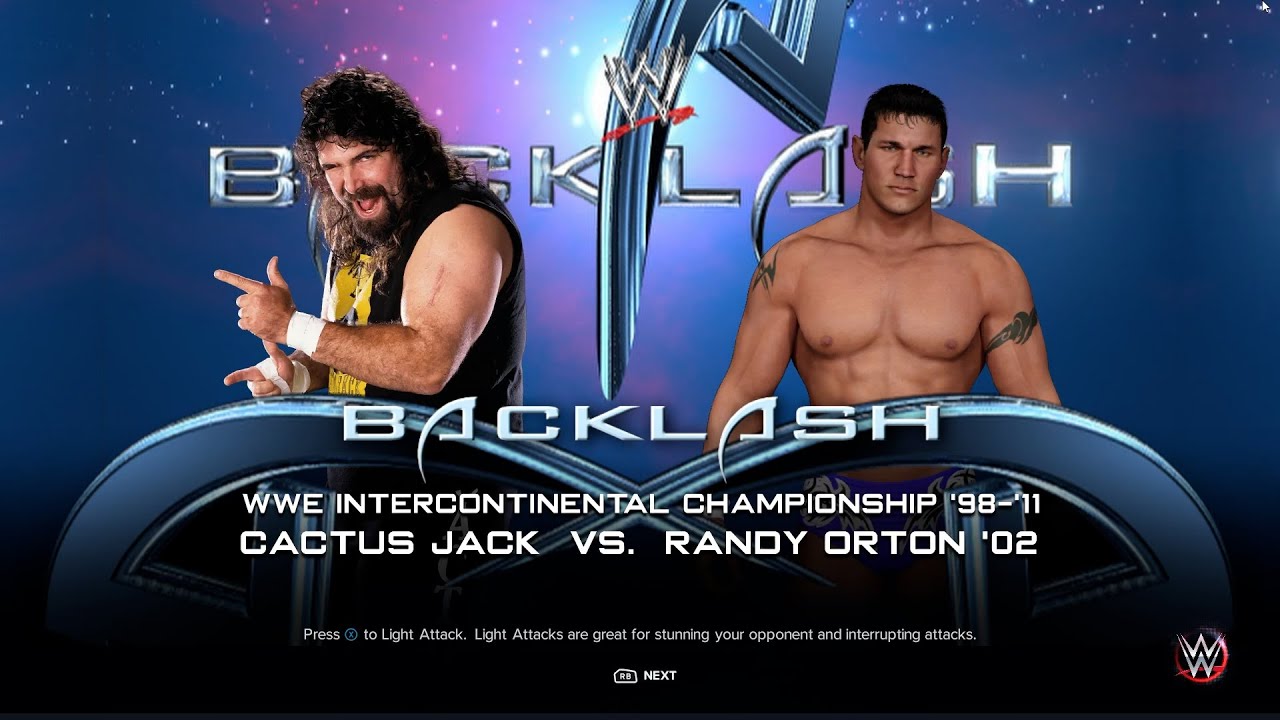 WWE 2K23 Ruthless Aggression Era Best Matches No. 7 Randy Orton vs Mick Foley No hold barred match!