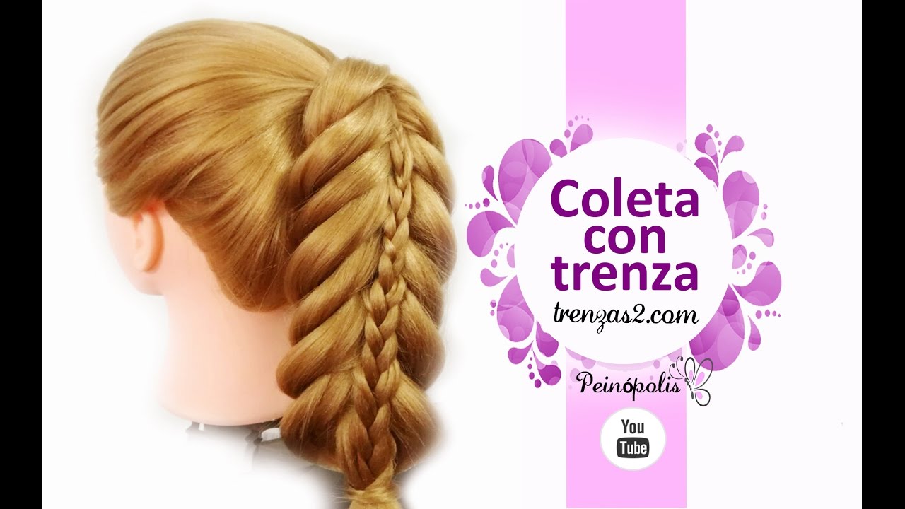 PEINADOS FACILES y Rapidos con Coletas con Trenzas para Niñas con Cabello Largo