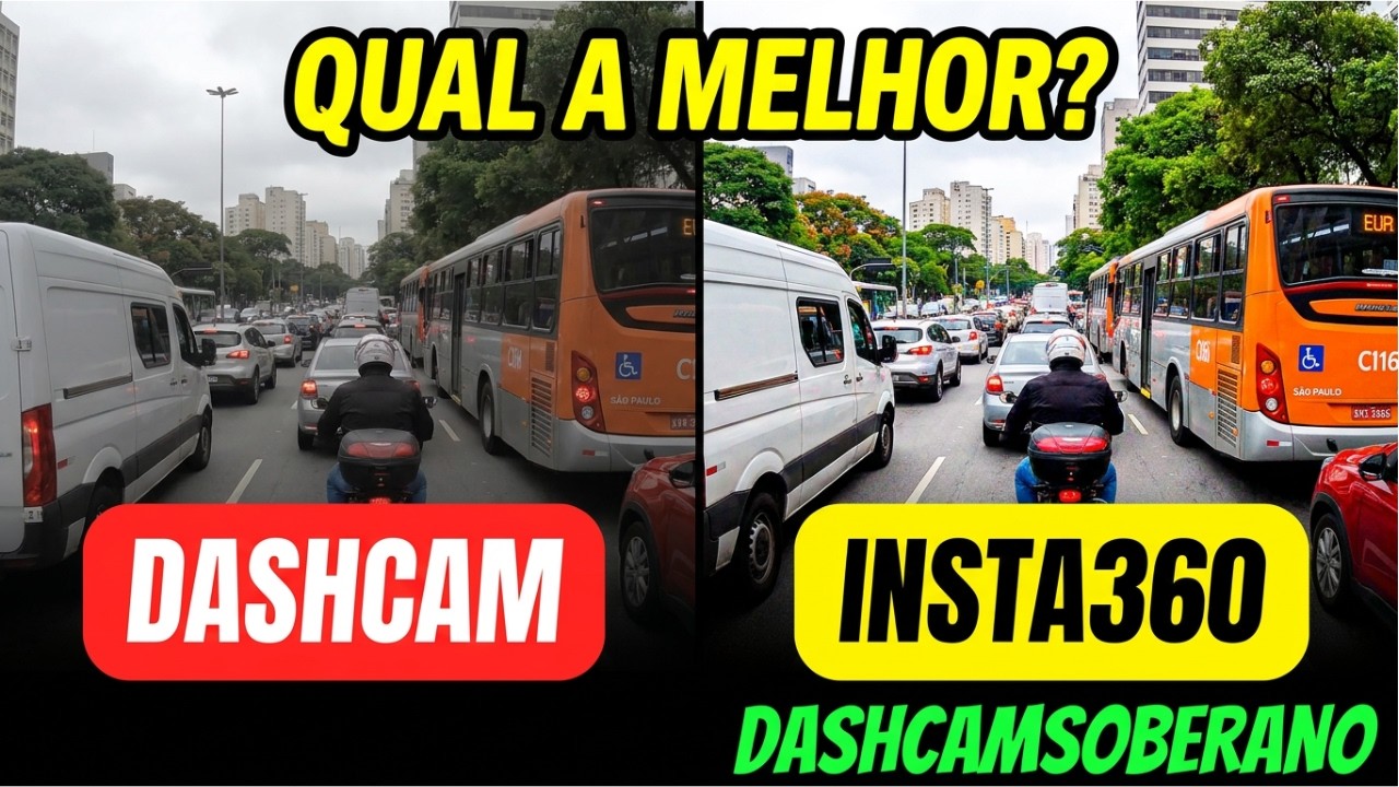 Street View São Paulo Dashcam ou Insta360 #hunter350 #actioncamerareview