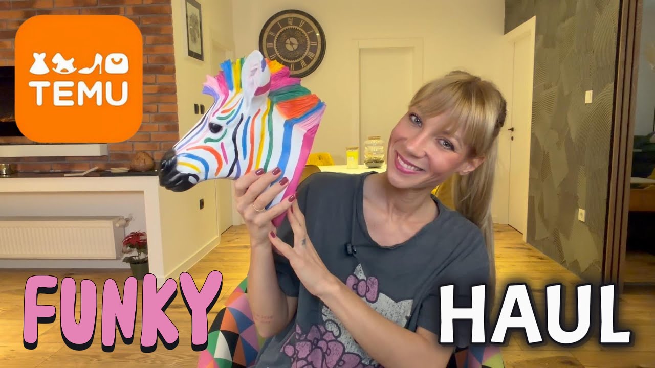 TEMU haul + unboxing 💁‍♀️ Funky uređenje doma 🤪🦄 #shoppinghaul #haul #temu #homedecor 