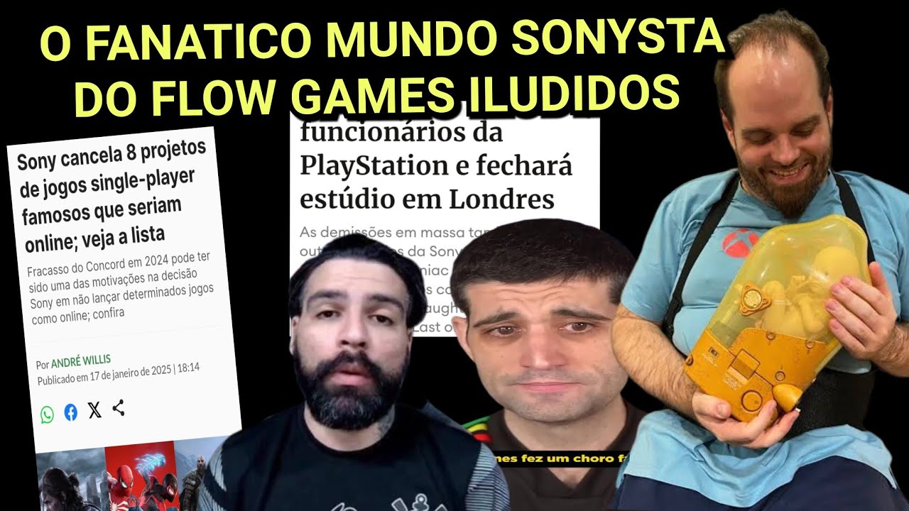 Resposta A Flow Games: Xbox Acabou, SONY LIDERA ! Porque Nintendo Nao Compete kkkkkkkkkkkkkkkkk