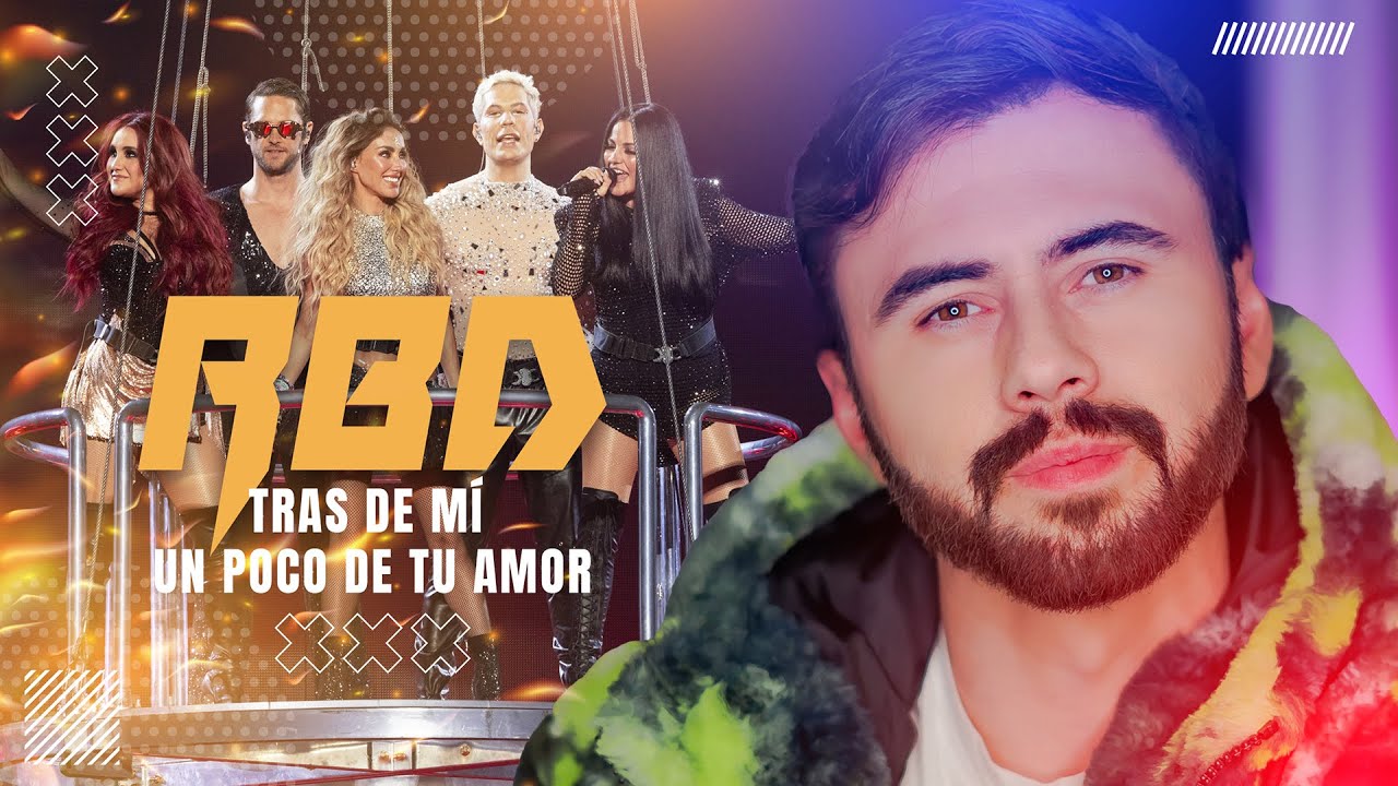 (React) RBD - Intro, Tras de Mí, Un Poco De Tu Amor (Soy Rebelde Tour/Fã Cam)