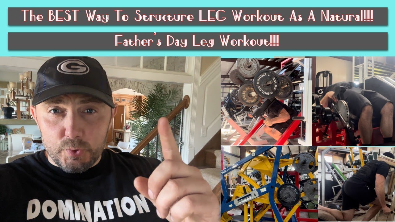 The BEST Leg Workout As A Natural: Father's Day Leg's!!!