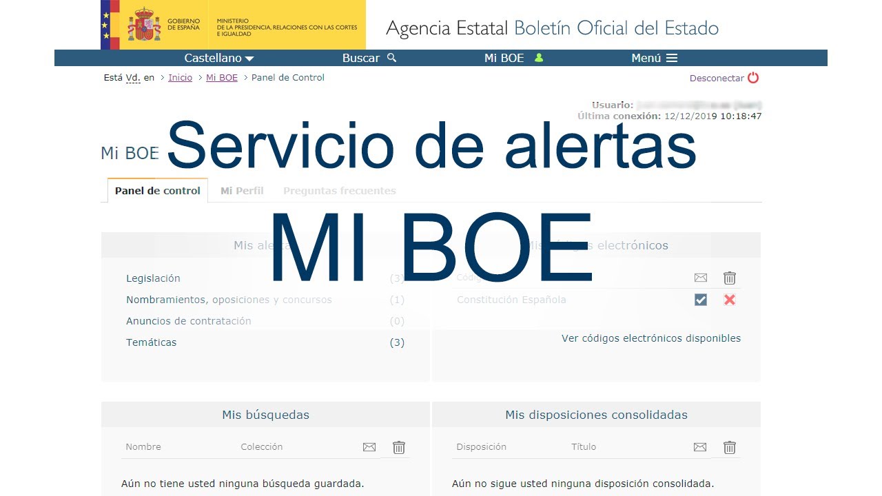 Servicio  de alertas 