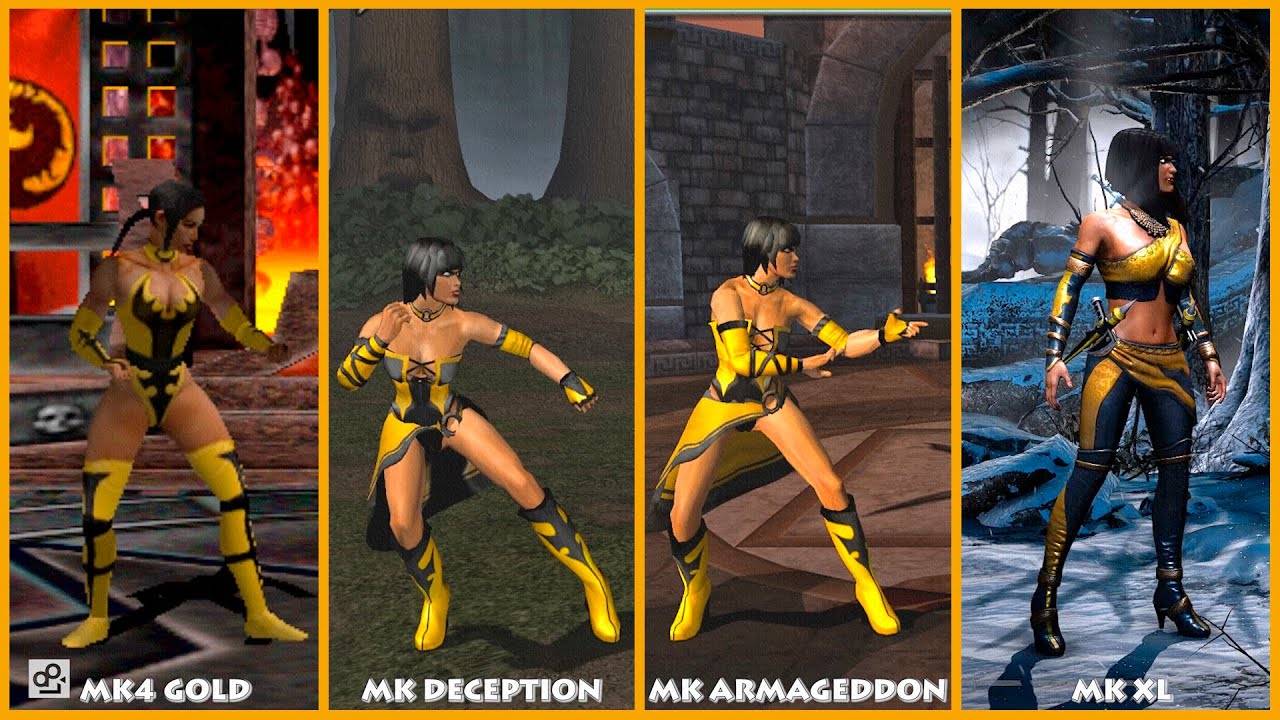 TANYA Graphic Evolution 1999-2015 Mortal Kombat | DREAMCAST XBOX PC | Special Halloween