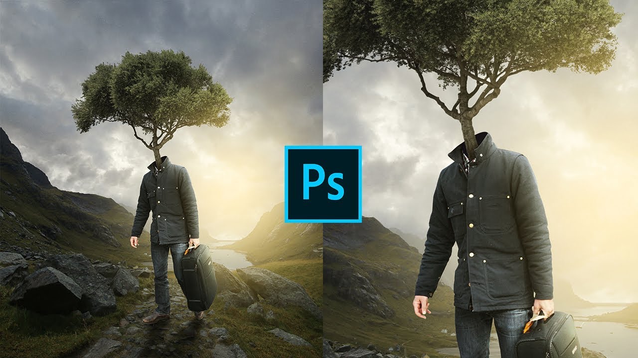 Human Tree Surreal Photoshop Tutorial
