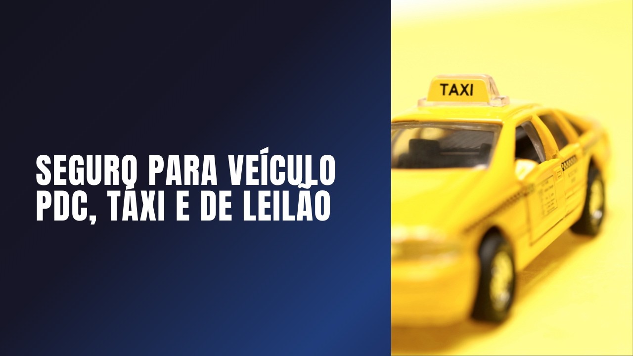 Veículos PCD, táxi e de leilão 