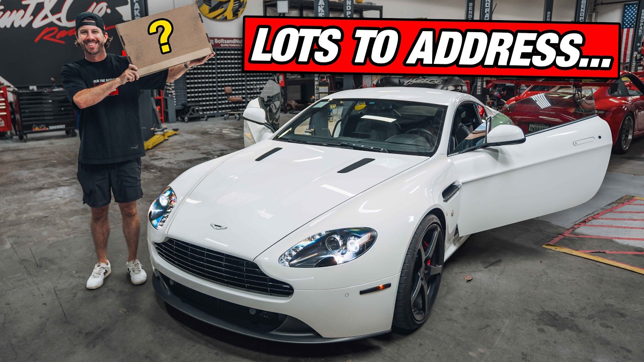 ПЕРВЫЙ ТЮНИНГ ДЛЯ МОЕГО ASTON MARTIN VANTAGE!
