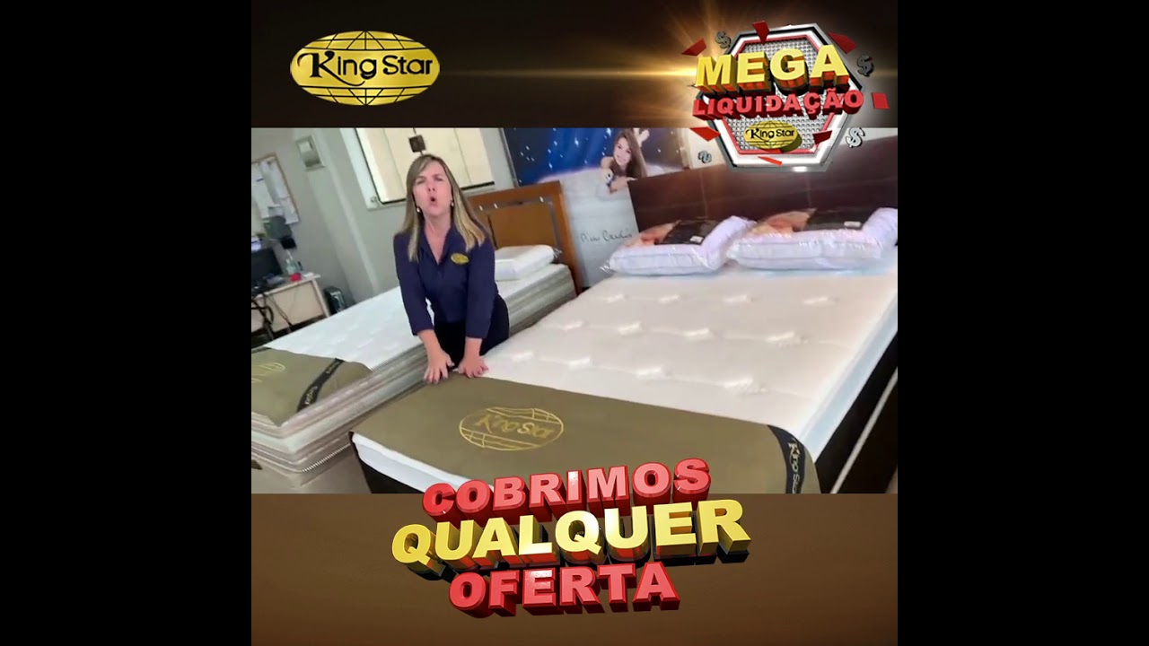 MEGA LIQUIDAÇÃO KING STAR COLCHÕES