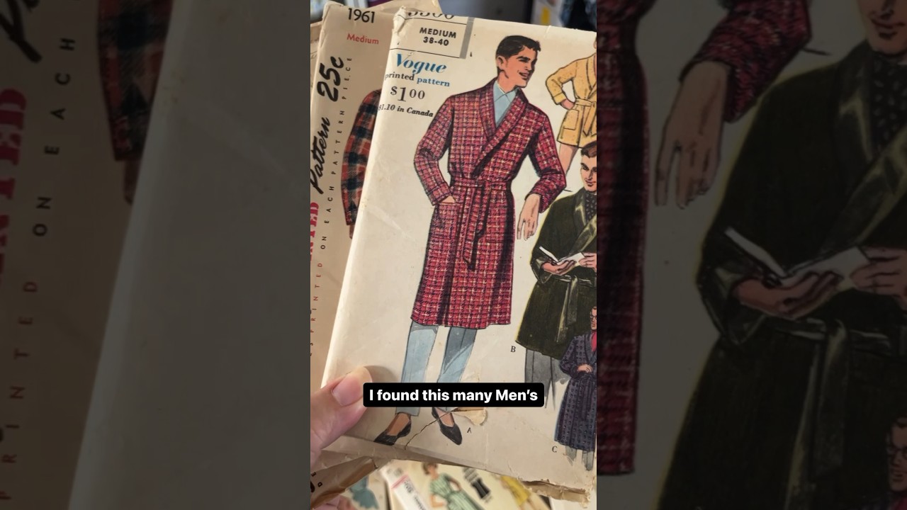 Where are all the Men&rsquo;s vintage patterns? #vintage #vintagesewingpatterns
