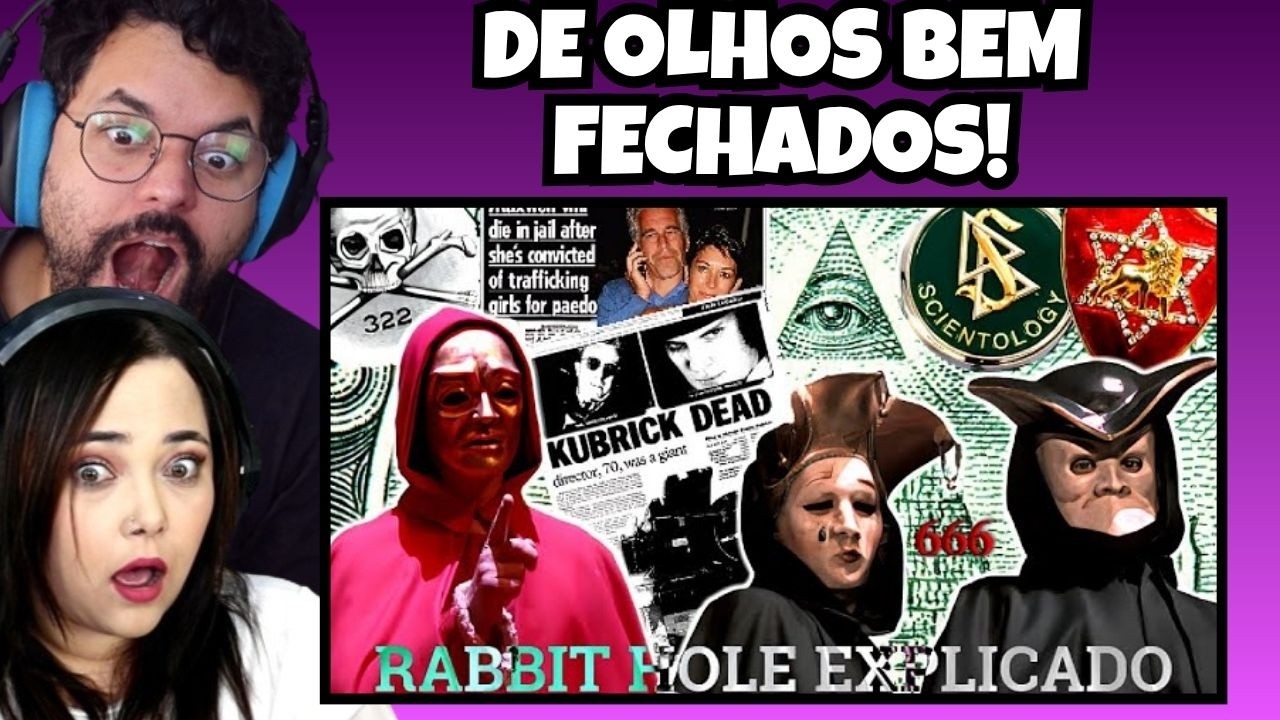 O FILME QUE CONECTA TODAS AS CONSPIRA&Ccedil;&Otilde;ES (De Olhos Bem Fechados) // REACT