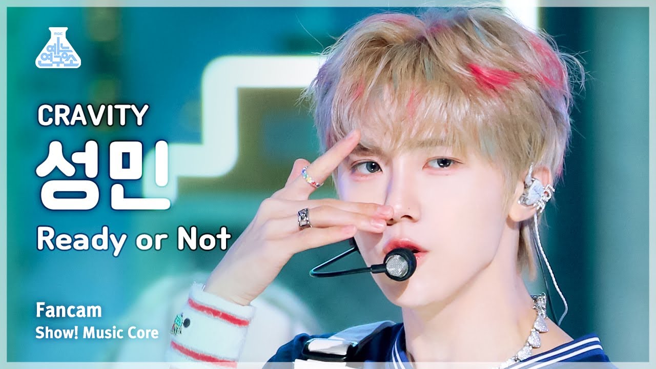 [예능연구소] CRAVITY SEONGMIN – Ready or Not(크래비티 성민 - 레디 오어 낫) FanCam | Show! MusicCore | MBC230916방송