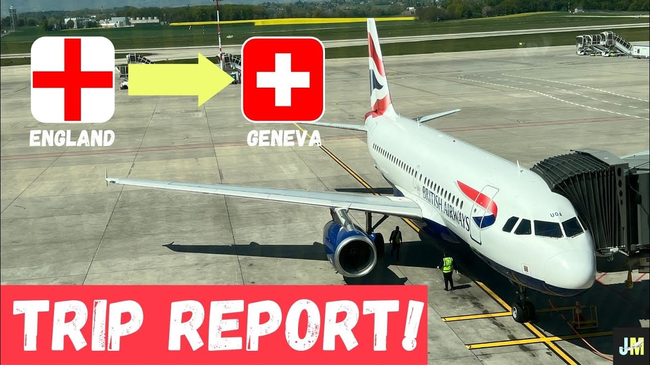TRIP REPORT! | British Airways Economy | Airbus A319 | London to Geneva