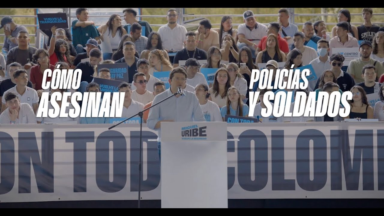 &iexcl;Se acaba la impunidad en el asesinato de nuestros polic&iacute;as y militares! | Miguel Uribe