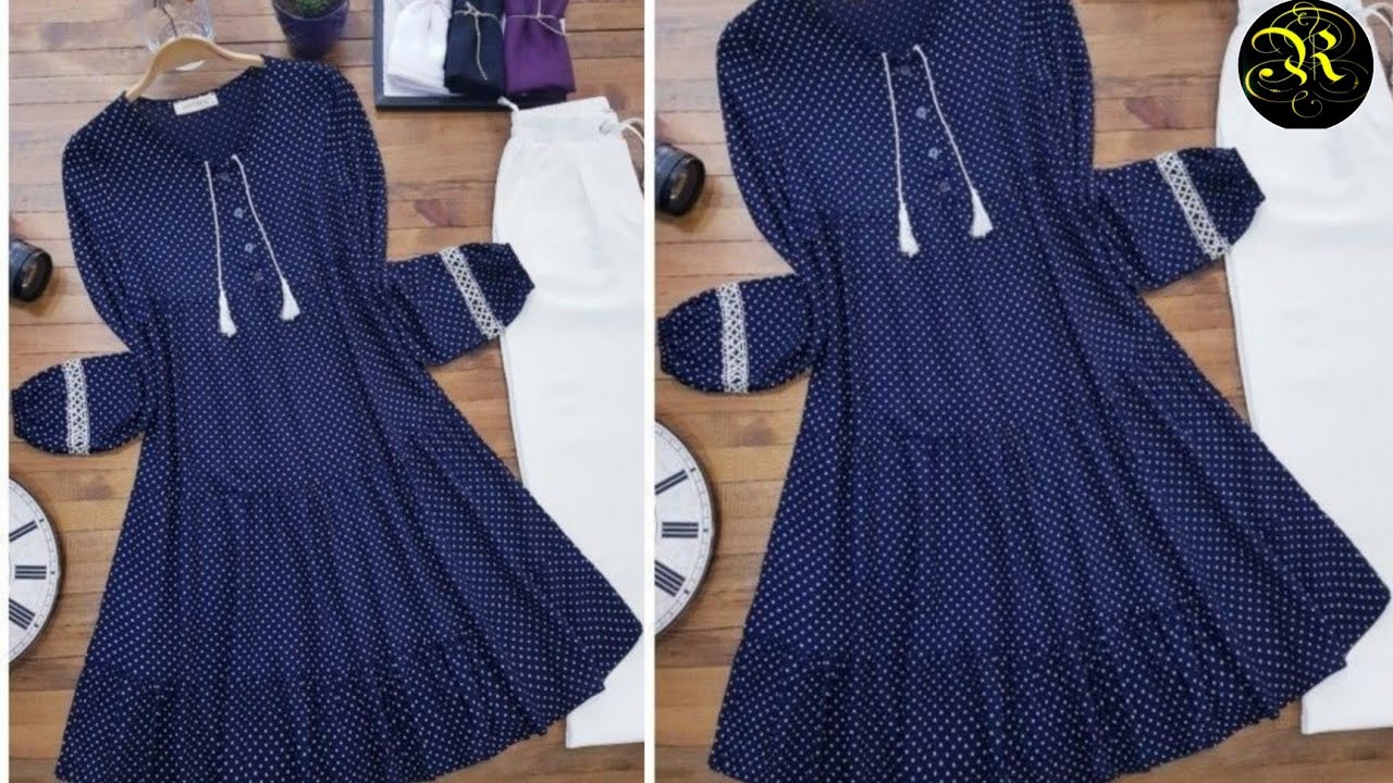 New dress design //designer dress cutting and stitching #newdressdesign#rqfashionqueen