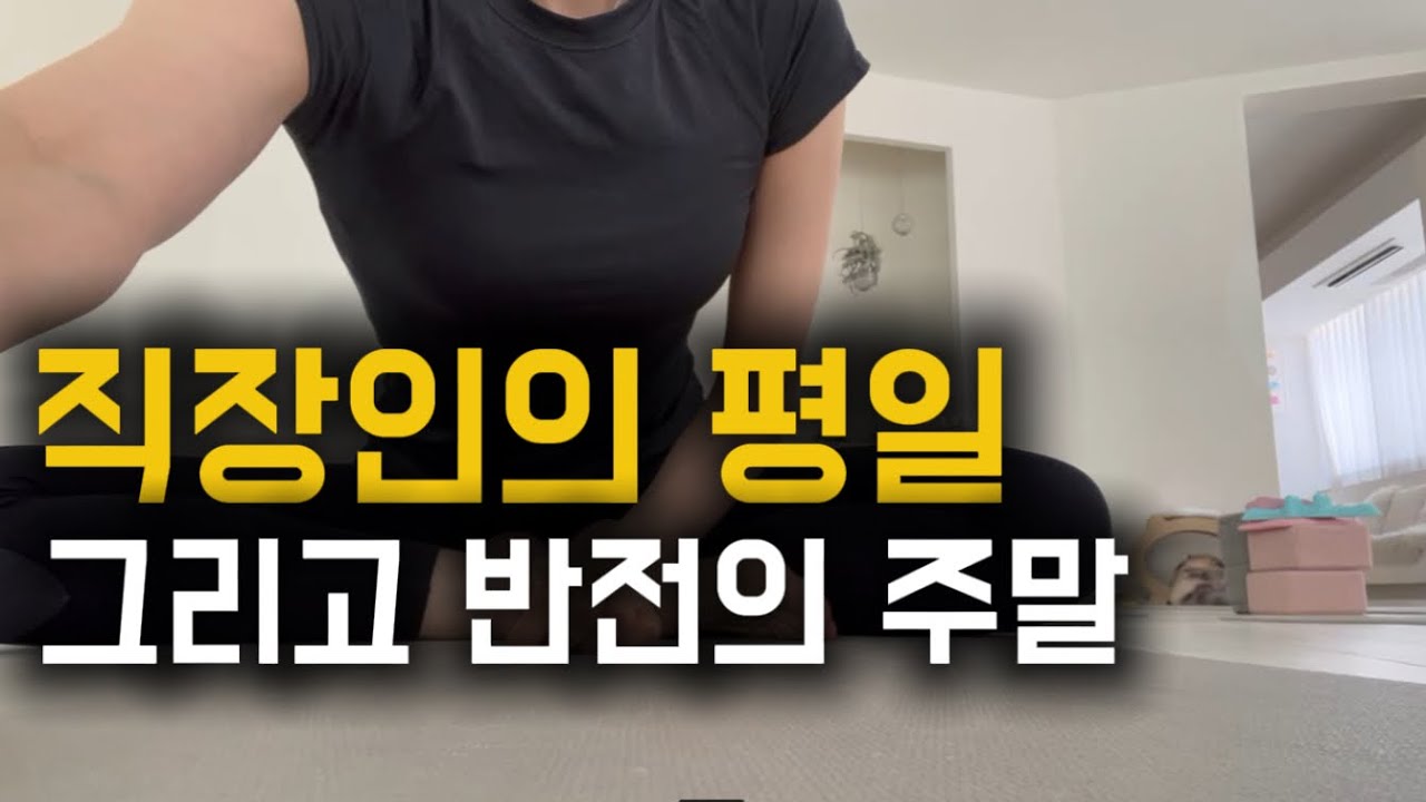 직장인vlog | 퇴근후 요가, 천국의계단, 유화 원데이클래스, 주말나들이, 먹고 명상하고 운동하는 하루모음
