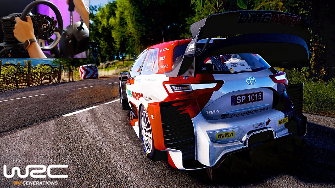 WRC Generations Toyota Yaris Germany Moselland Track Madness! | Fanatec DD pro | Gameplay