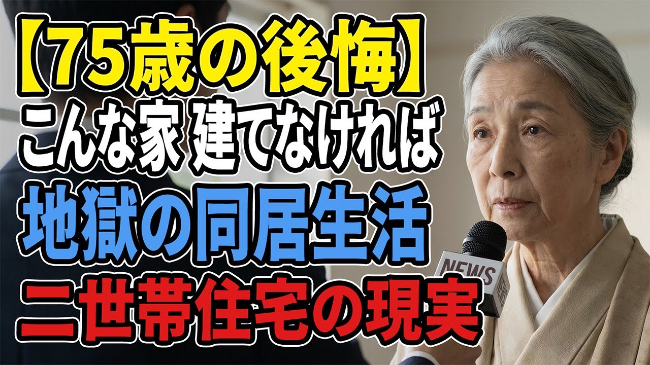 【現実の話】家族のためがすべてを壊した。8000万円の二世帯住宅で失った老後と親子関係【感動する話】#シニア #老後 #70代 #実話