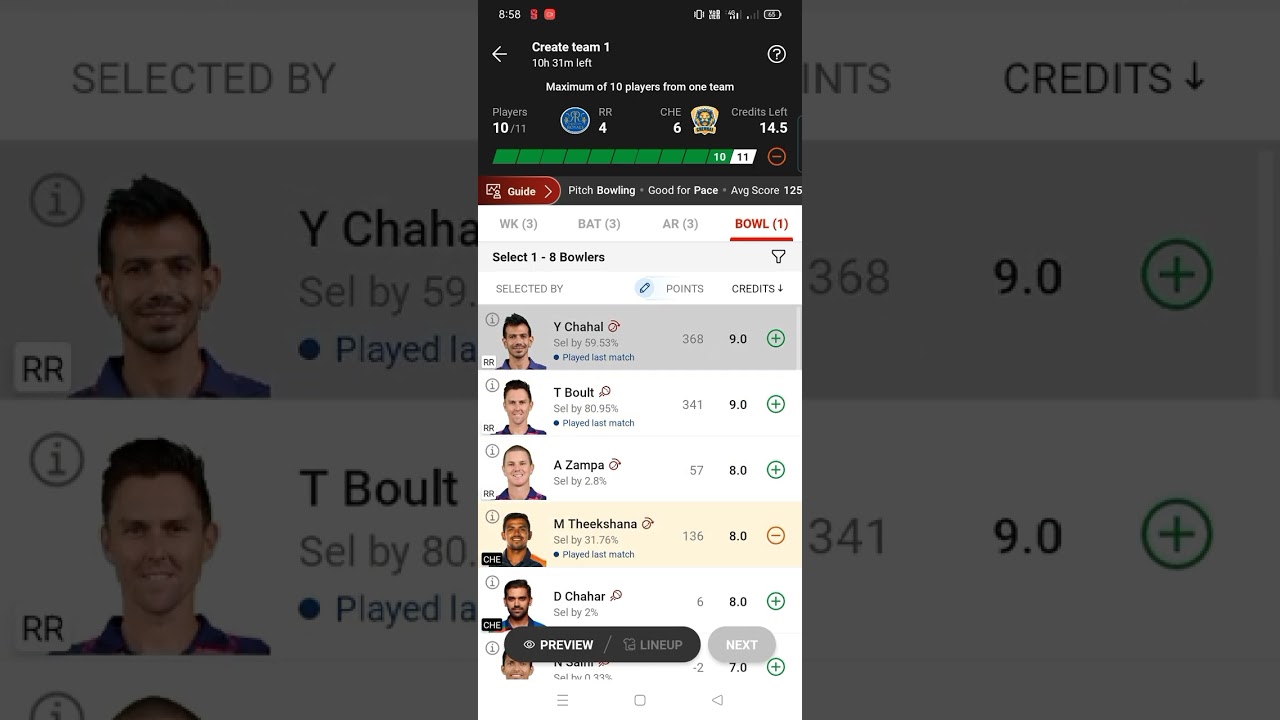 RR vs CHE ! DREAM 11! TODAY ! MATCH ! TEAM ! 27 APRIL 2023 !#addaguru #team4win #cricketfantasymatch