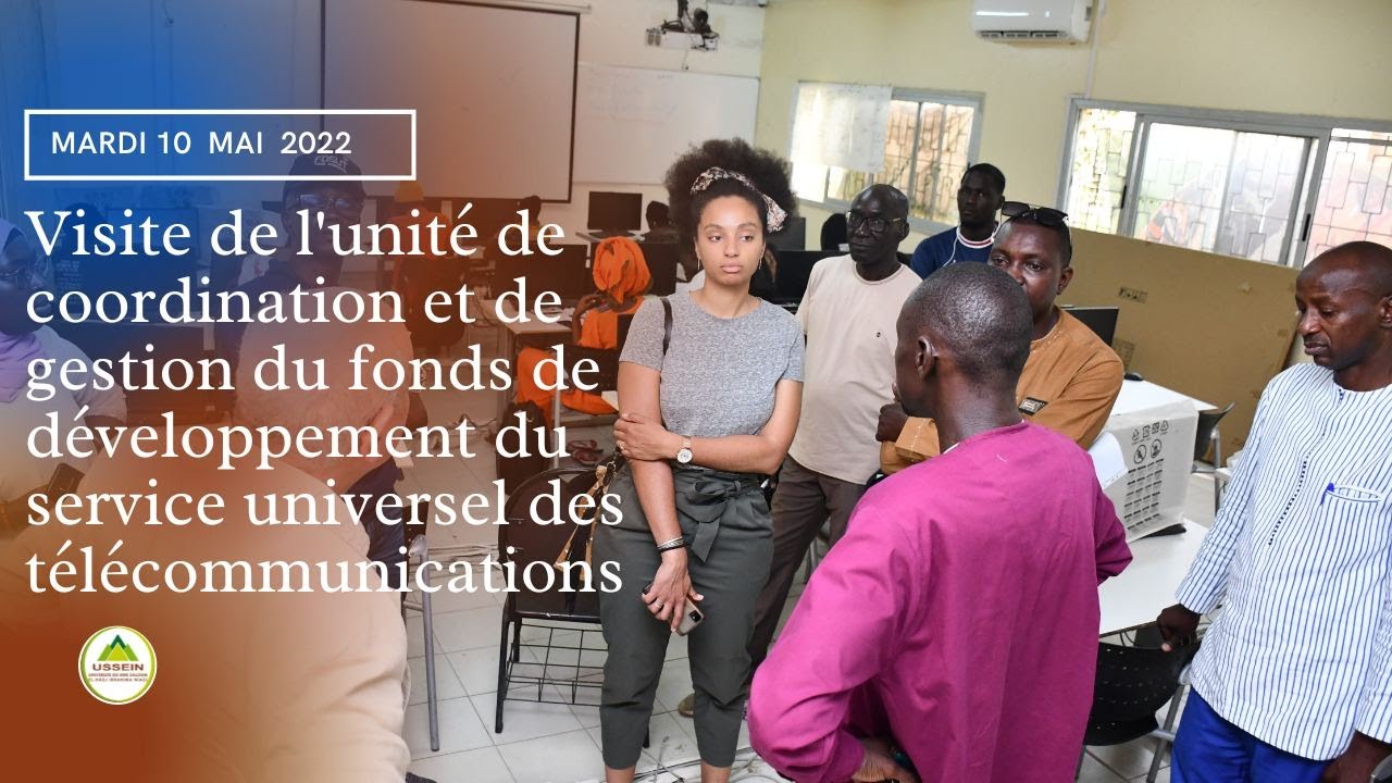 Visite de l'unité de coordination et de gestion du FDSUT à l'USSEIN