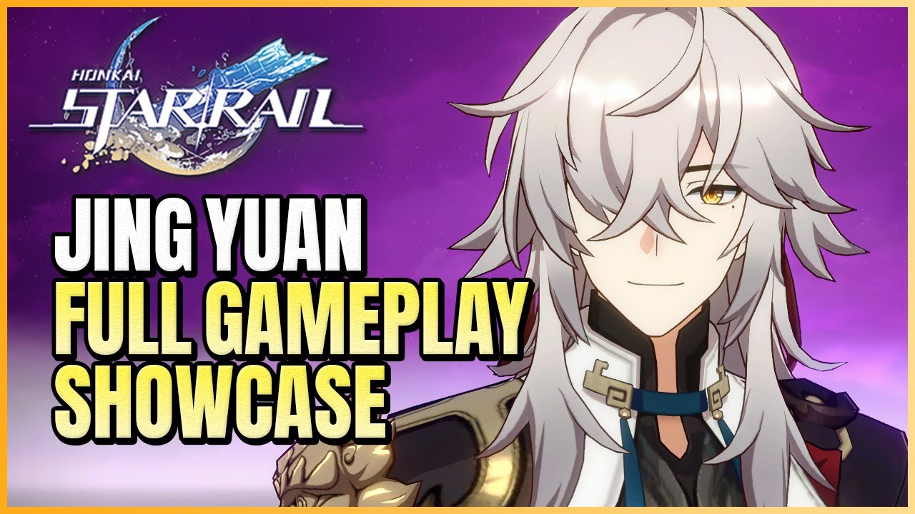 Jing Yuan Gameplay Showcase (All Skills, Talents, Animations) | Honkai Star Rail New Characters CBT2