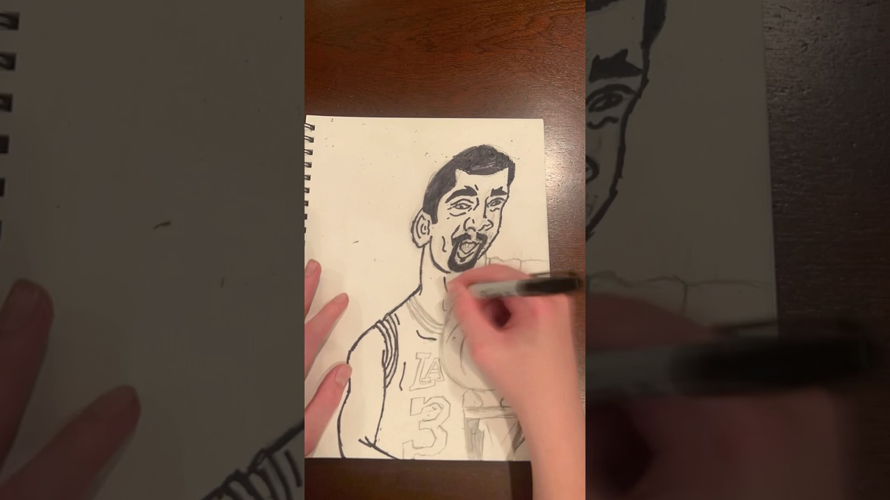 How to draw magic johnson 