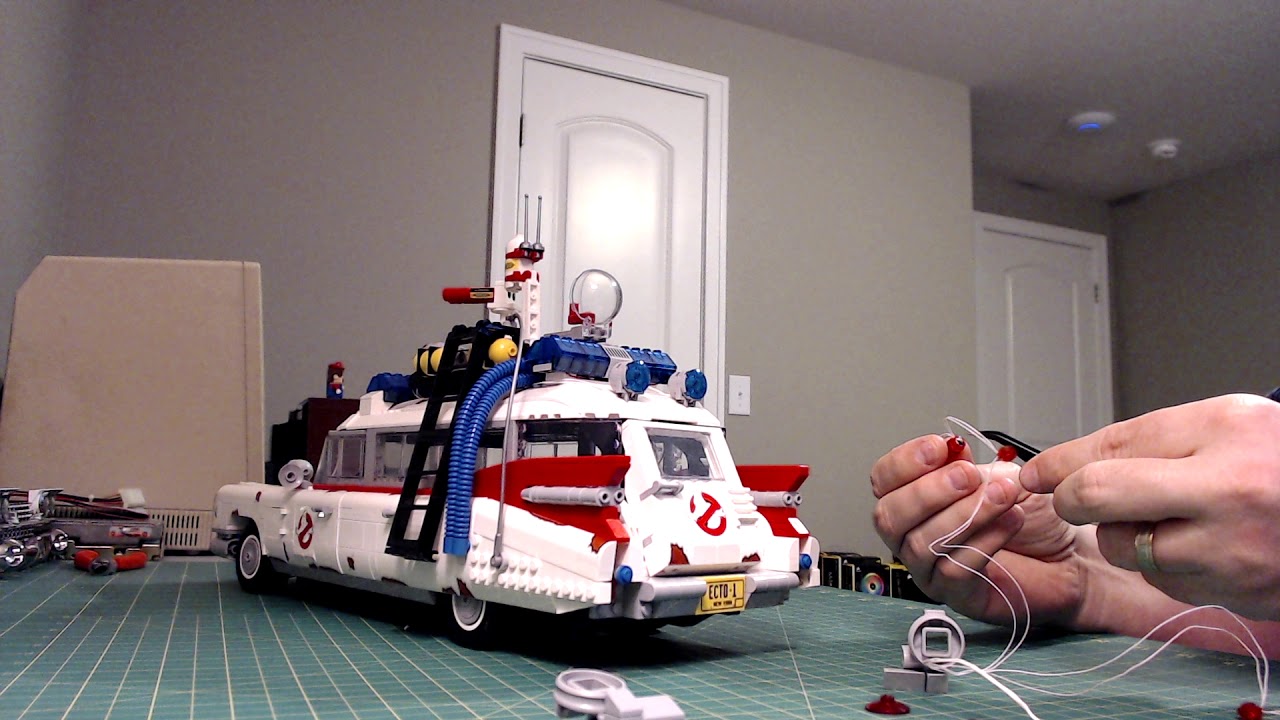 LeLightGo - Lego Ghostbusters LED Light Kit Installation (with sound) - Bag 6