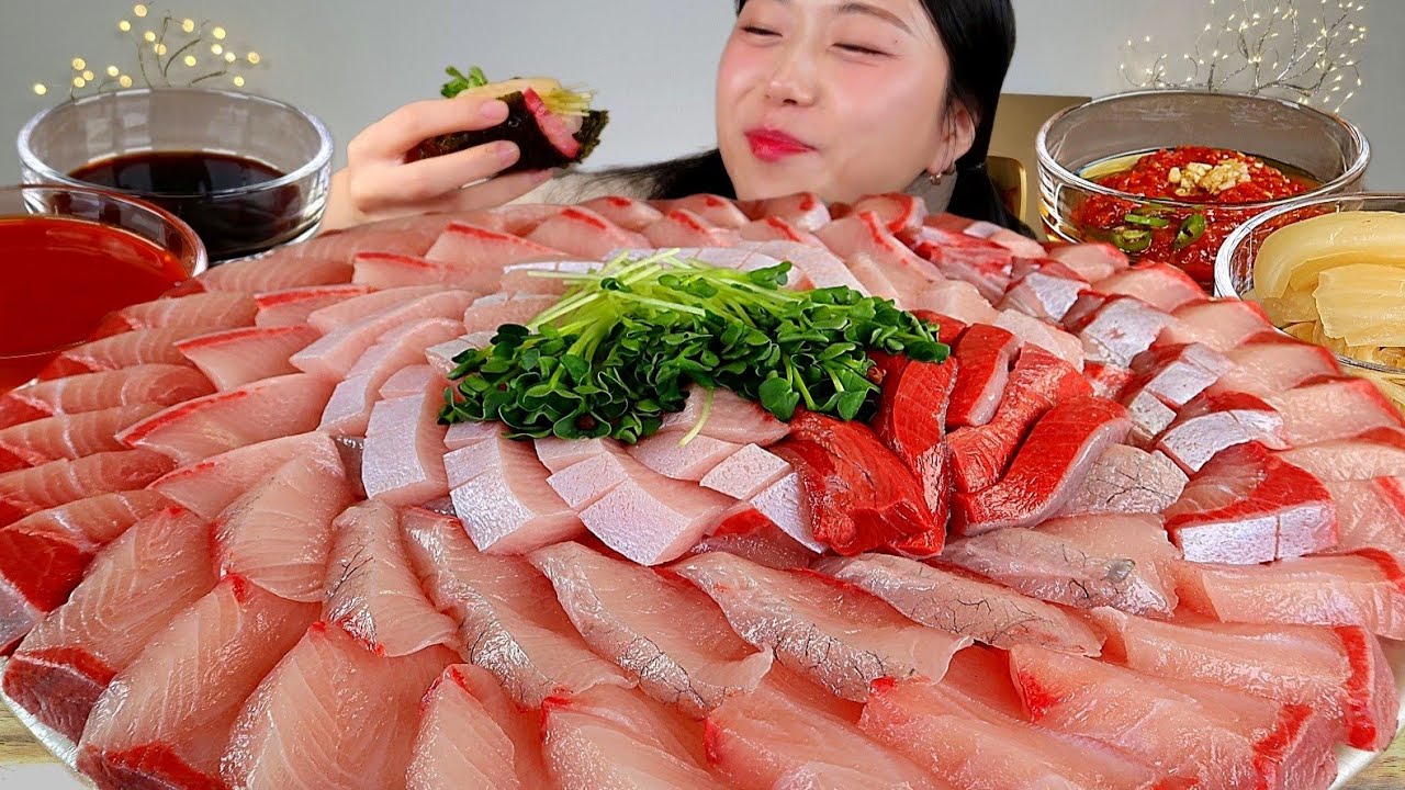 ASMR 🐟기름 쫙~ 오른 대방어 30만원치 플렉스🥲 방어 리얼먹방 :) Yellowtail MUKBANG
