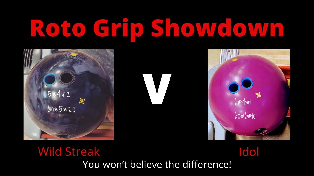 Roto Grip showdown. Wild Streak v Idol Comparison, you won&rsquo;t believe the difference!