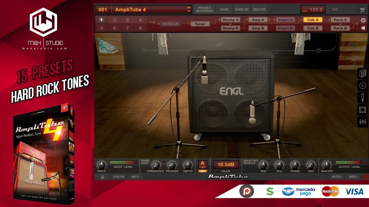 IK Multimedia Amplitube 4  | 15 Presets Hard Rock Tones (R.I.P. Eddie Van Halen)