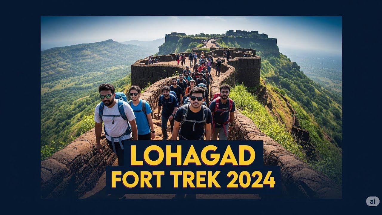 Lohagad Fort Trek 2024 | Very beginner friendly Fort #lohegaon #lohagadfort #fort #maval #trek