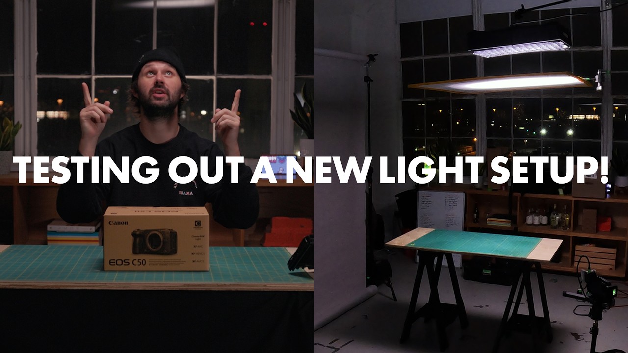 Testing Out A New Light Setup For My Youtube Videos!