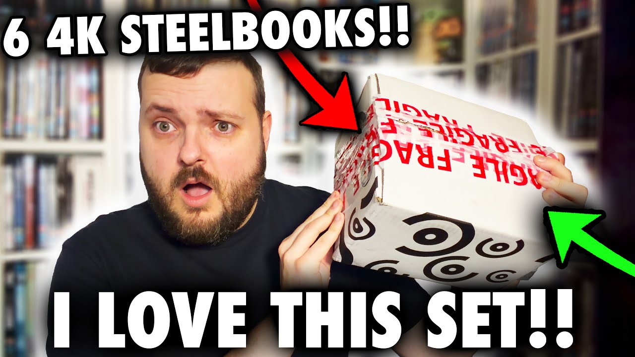 UNBOXING A 6 MOVIE 4K STEELBOOK BOXSET.. LOVE THIS SET!!!