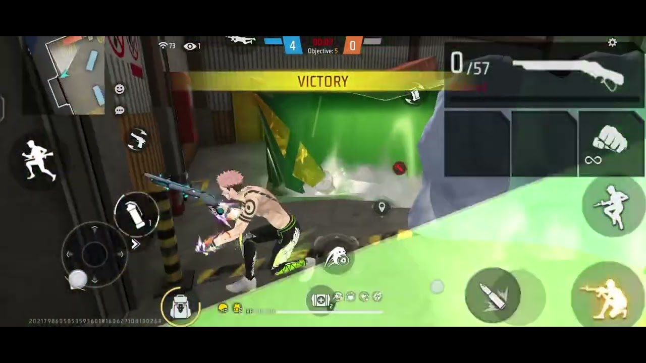 Free fire 🔥 funny video 😁1/1 #freefireshorts 