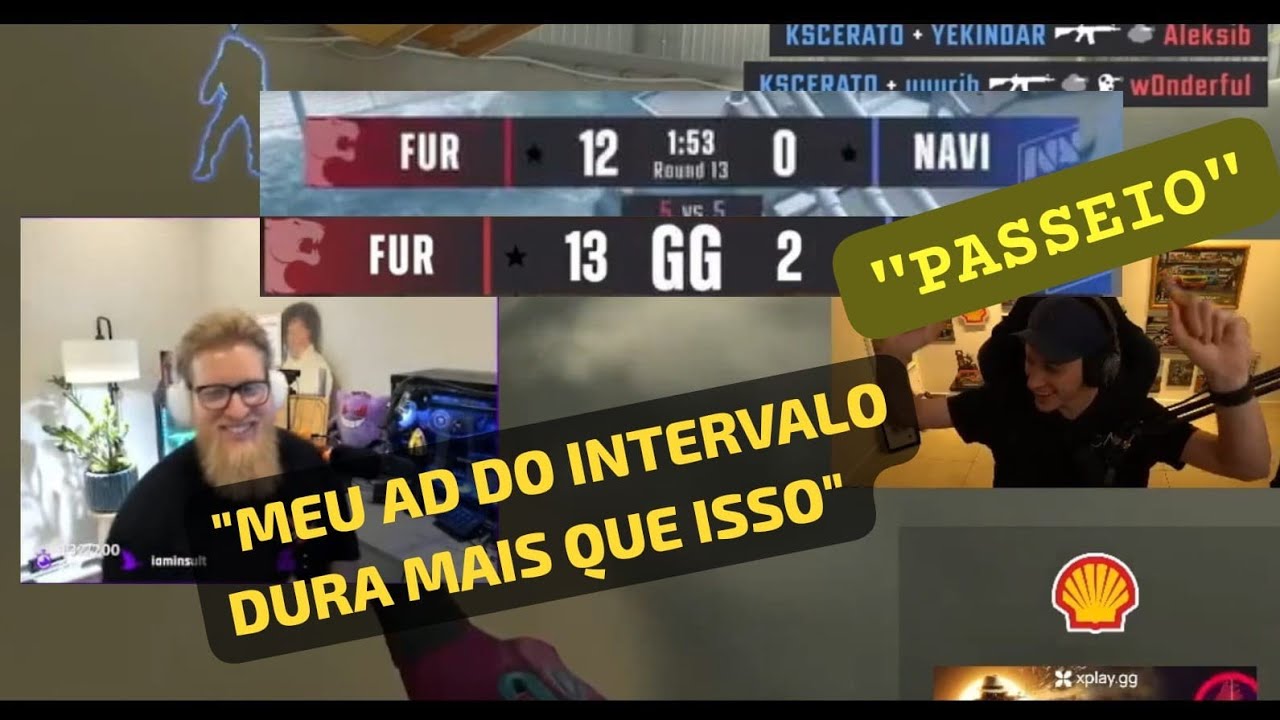 Reação dos GRINGOS com a furia humilhando a Navi no Major cs2 2025 - MELHORES MOMENTOS 