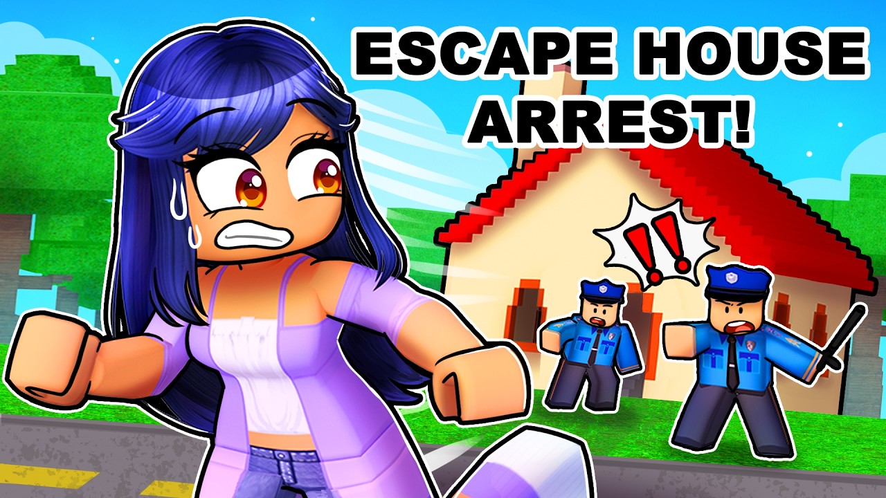 STUCK in Roblox HOUSE ARREST!