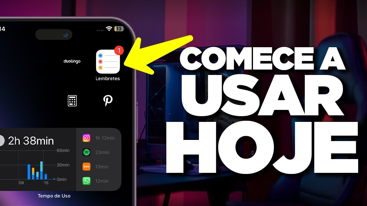 APP LEMBRETES DO IPHONE, APRENDA A USAR JÁ EM 2023