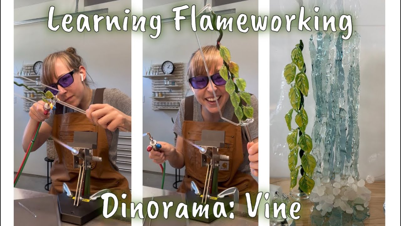 Learning Flameworking: Dinorama Vine