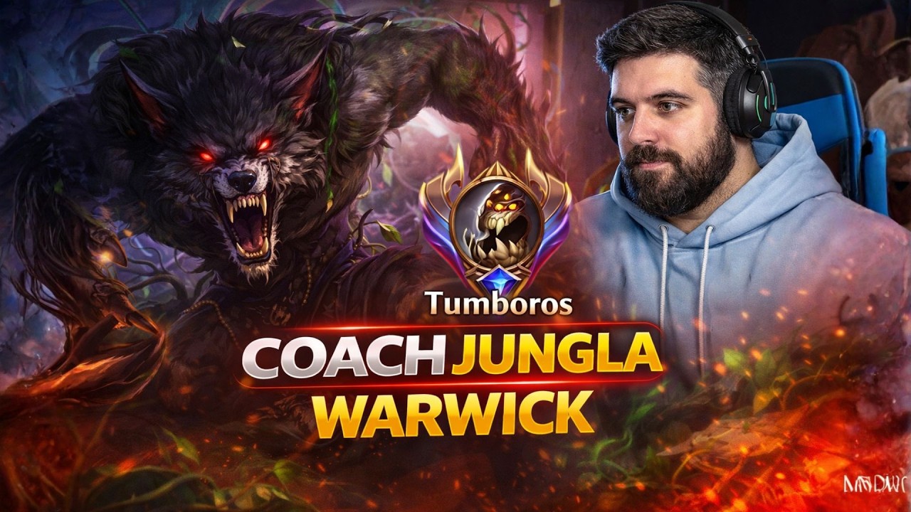 Me hacen COACH jugando JUNGLA con Warwick 🐺🔥 | ¿Estoy gankeando mal?