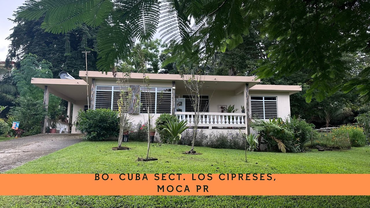 Casa en Venta, Bo. Cuba Moca PR