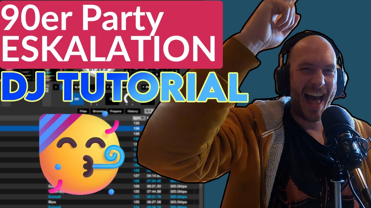 DJ Tutorial 🥳  So machst du eine geil 90er Party