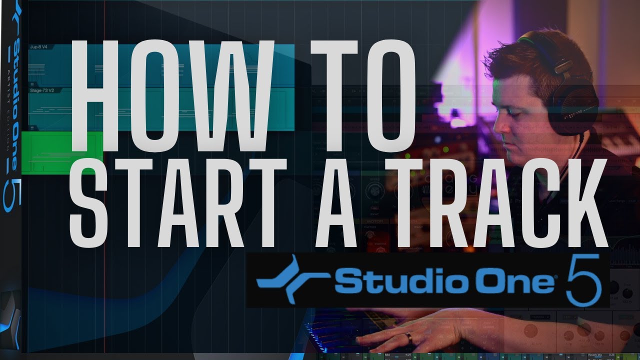 How to start a track in Studio One 5!