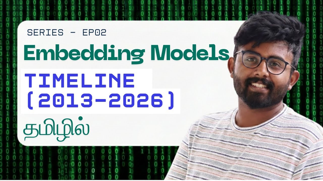 Types of Embedding Models (From 2013 to 2026) | Explained in Tamil | GenAI | Agents | RAG