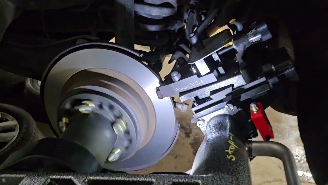 procut brake rotor resurfacing machine!
