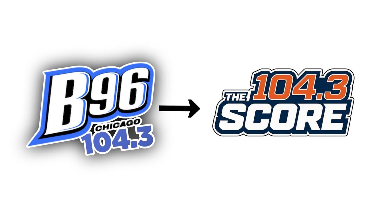 Last 3 hours of WBMX-FM, Signs on as WSCR-AM Simulcast 104.3 The Score